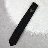 ネクタイ トライアングルロゴ ナイロン ベルト ブラック - NEWSED