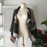 バーバリー カシミヤ混紡 ポンチョ ケープコート マルチカラー レディース - NEWSED