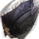 フェンディ マンマバケット ズッカ キャンバス / レザー ワンショルダーバッグ ブラウン - NEWSED