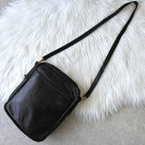 ロエベ アナグラム レザー ショルダーバッグ ポシェット ブラック - NEWSED