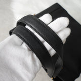 サルバトーレ フェラガモ ナイロンキャンバス レザー トートバッグ ハンドバッグ ブラック - NEWSED