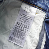 エムエムシックス メゾンマルジェラ スラッシュディテール カットアウト デニム ブルー - NEWSED