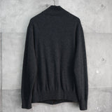 ポロ ラルフローレン フルジップ ドライバーズ ニット スモールポニー グレー - NEWSED