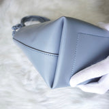 ステラ マッカートニー ノッテッド レザー 編み込み ハンドバッグ ブルー - NEWSED