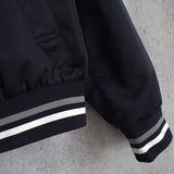 メゾン キツネ カレッジロゴ バックロゴ ワッペン スタジャン ネイビー/ホワイト - NEWSED