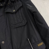 ポロ バイ ラルフローレン フーデッド アウトドアジャケット 中綿ジャケット ブルゾン ブラック - NEWSED