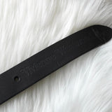 ヴィヴィアン ウエストウッド オーブ レザー ベルト ブラック - NEWSED