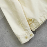 ラコステ メタルロゴパッチ ブルゾン コットンジャケット イエロー - NEWSED