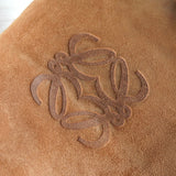 ロエベ アナグラム ショルダーバッグ ブラウン レザー / スエード - NEWSED