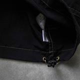 ステューシー ロゴ刺繍 ステッチ アノラックパーカー ブラック - NEWSED