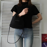 メゾンマルジェラ エムエムシックス メッシュ ジャパニーズバッグ ハンドバッグ ショルダーバッグ ブラック - NEWSED