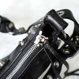 バレンシアガ ル カゴール レザー ワンショルダーバッグ ショルダーバッグ ブラック ミラー ポーチ付き - NEWSED