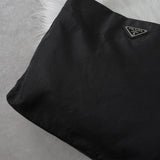 プラダ ポコノ テスート ナイロン トライアングルロゴ ハンドバッグ トートバッグ ブラック - NEWSED