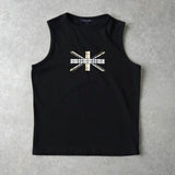 バーバリー ノバチェック ユニオンジャック ノースリーブ タンクトップ ブラック レディース - NEWSED