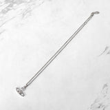 ヴィヴィアン ウエストウッド オーブロゴ ラインストーン シルバー ネックレス 箱付き - NEWSED