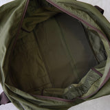 プラダ ポコノ テスート ナイロン ボストンバッグ トライアングルロゴ カーキ - NEWSED