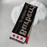 バーバリー ロゴ ウール フットボール マフラー ベージュ - NEWSED