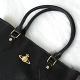 ヴィヴィアン ウエストウッド ハンドバッグ トートバッグ ブラック - NEWSED