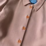 プラダ ウールジャケット コート レディース ピンクベージュ - NEWSED