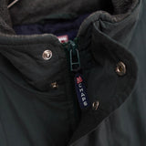 チャップス ラルフローレン ヴィンテージ ダウンジャケット 中綿ジャケット ブルゾン ロゴ 刺繍 カーキ/ネイビー - NEWSED