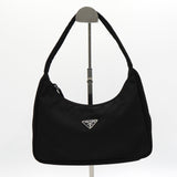 プラダ ポコノ テスート ナイロン ミニハンドバッグ アクセサリーポーチ ブラック - NEWSED