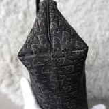 ディオール トロッター キャンバス/レザー ミニバッグ / ポーチ ブラック - NEWSED