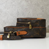 ルイ・ヴィトン モノグラム アマゾン レザー ショルダーバッグ ブラウン - NEWSED