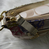 コーチ ポピー デイジー 花柄 シグネチャー キャンバス ハンドバッグ ベージュ - NEWSED