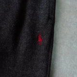 ポロ ラルフローレン ポニーロゴ スウェットパンツ ダークグレー - NEWSED