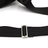 プラダ ポコノ テスート ナイロン 三角プレート ショルダーバッグ ブラック - NEWSED