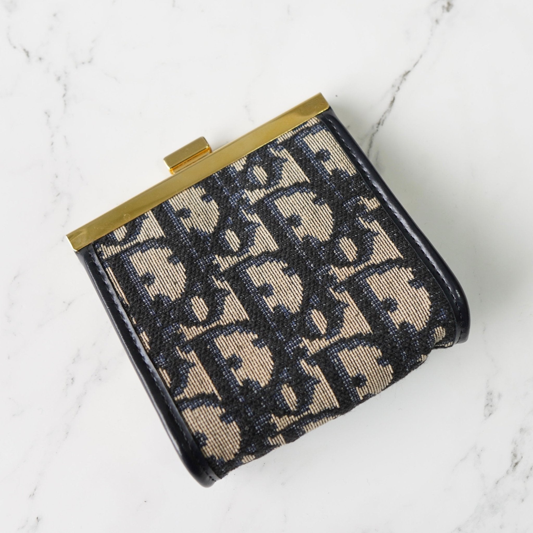 クリスチャン　ディオール　トロッター柄　キャンバス　レザー　がま口　コインケース product-530923.jpg?v=1731756927