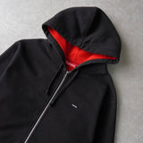 シュプリーム スモール ボックスロゴ ジップアップ フーディー パーカー 裏起毛 ブラック - NEWSED