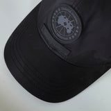 カナダグース ロゴ キャップ 帽子 ブラック - NEWSED