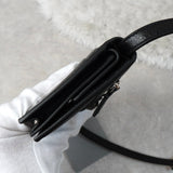 バレンシアガ クラシック レザー ミニウォレット ウォレットバッグ ミニバッグ ブラック タグ付き未使用品 - NEWSED