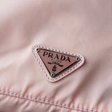 プラダ テスート ポコノ ナイロン 巾着バッグ ポーチ 三角プレート パステルピンク - NEWSED