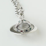 ヴィヴィアン ウエストウッド ミニ オーブ ラインストーン シルバー ネックレス - NEWSED