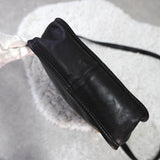 ロエベ アナグラム ショルダーバッグ レザー ブラック - NEWSED