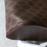 セリーヌ マカダム バニティバッグ ハンドバッグ ブラウン - NEWSED