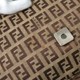 フェンディ マンマバケット ズッキーノ キャンバス / レザー ワンショルダーバッグ ベージュ / ブラウン - NEWSED