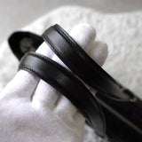 プラダ ポコノ テスート ナイロン サフィアーノレザー 三角プレート トートバッグ ブラック - NEWSED