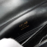 セリーヌ ヴィンテージ トリオンフ カーフ レザー ハンドバッグ 自立型 ブラック - NEWSED