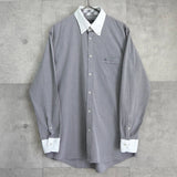 バーバリー ブラックレーベル ホースロゴ クレリックシャツ 長袖シャツ グレー - NEWSED