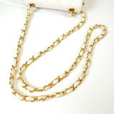 シャネル ターンロック ミニミニマトラッセ ラムスキン チェーンショルダーバッグ ホワイト - NEWSED