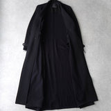 ワイズ ヨウジヤマモト ダメージ加工 スーパーロングコート ブラック - NEWSED