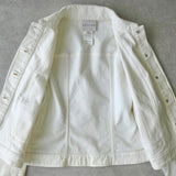 セリーヌ ヴィンテージ トリオンフ ボタン デニムジャケット ホワイト レディース - NEWSED