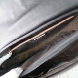 サルバトーレ フェラガモ レザー ガンチーニ ショルダーバッグ トートバッグ 肩掛け ブラック - NEWSED