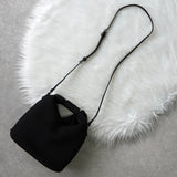 メゾンマルジェラ エムエムシックス メッシュ ジャパニーズバッグ ハンドバッグ ショルダーバッグ ブラック - NEWSED