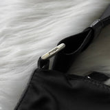 プラダ ポコノ テスートナイロン / レザー 三角プレート ショルダーバッグ ブラック - NEWSED