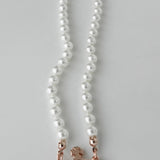 ヴィヴィアン ウエストウッド オーブ フェイクパール ラインストーン チョーカー ピンクゴールド - NEWSED