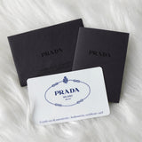 プラダ ポコノ テスート ナイロン サフィアーノレザー ロボット バックパック リュックサック ブラック ギャランティーカード付き - NEWSED